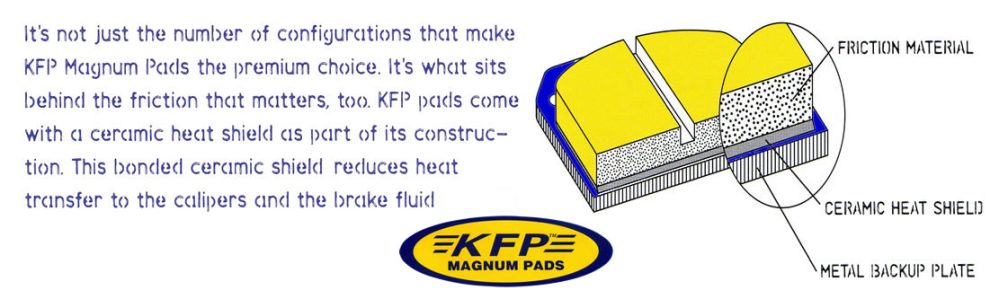KFP Magnum Pads Ceramic Heat Shield