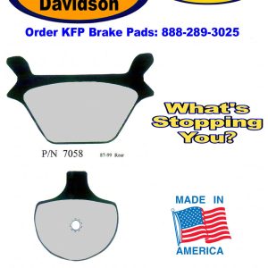 Harley-Davidson Brake Pads ~ KFP7058 – KFP7059 – KFP7157 – KFP7195 – KFP7233 – KFP7234