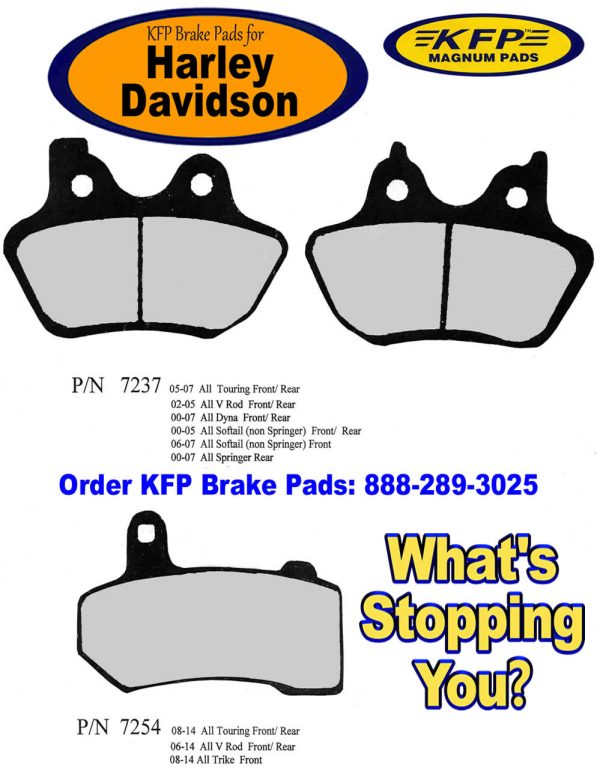 Harley-Davidson Brake Pads - KFP7237 - KFP7254