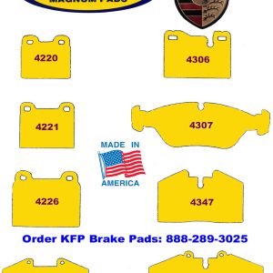 Porsche ~ KFP4220 – KFP4221 – KFP4226 – KFP4304 – KFP4306 – KFP4307 – KFP4347 – KFP4361