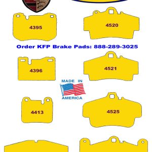 Porsche ~ KFP4395 – KFP4396 – KFP4413 – KFP4468 – KFP4520 – KFP4521 – KFP4525 – KFP4544