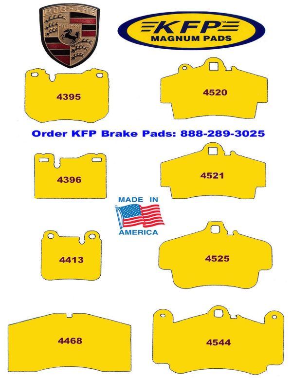 Porsche - KFP4395 - KFP4396 - KFP4413 - KFP4468 - KFP4520 - KFP4521 - KFP4525 - KFP4544