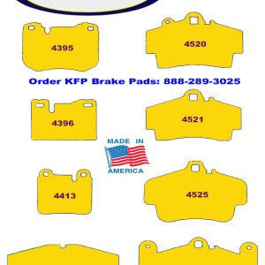Porsche ~ KFP4395 – KFP4396 – KFP4413 – KFP4468 – KFP4520 – KFP4521 – KFP4525 – KFP4544