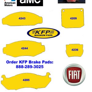 AMC – Austin-Healey – Fiat ~ KFP4243 – KFP4244 – KFP4285 – KFP4209 – KFP4236 – KFP4230