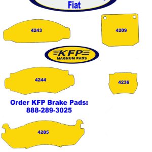 AMC – Austin-Healey – Fiat ~ KFP4243 – KFP4244 – KFP4285 – KFP4209 – KFP4236 – KFP4230