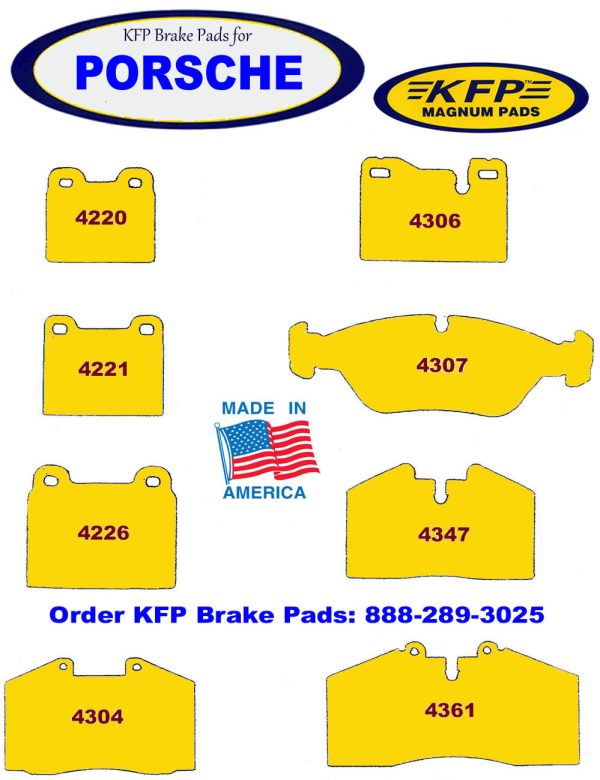 KFP Brake Pads for Porsche