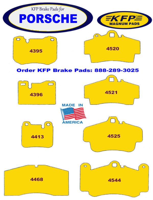 Porsche ~ KFP372 - KFP609 - KFP776 - KFP737 - KFP977 - KFP1014 - KFP738 - KFP991 - KFP916 - KFP5301 - KFP5304 - KFP6208 - KFP6100 - KFP6197 - KFP6197T - Image 2