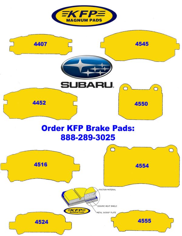 Subaru -KFP4407 - KFP4452 - KFP4516 - KFP4524 - KFP4545 - KFP4550 - KFP4554 - KFP4555