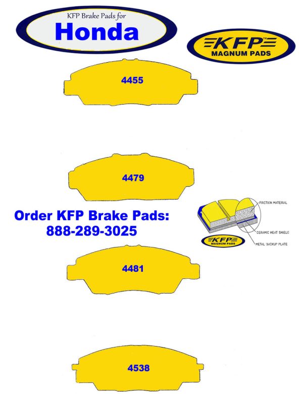 Honda ~ KFP4455 - KFP4479 - KFP4481 - KFP4538