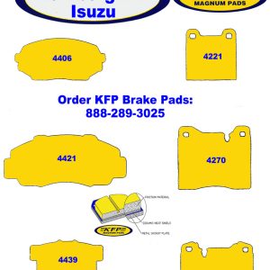 Isuzu & Lamborghini ~ KFP4406 – KFP4421 – KFP4439 – KFP4221 – KFP4270 – KFP4395