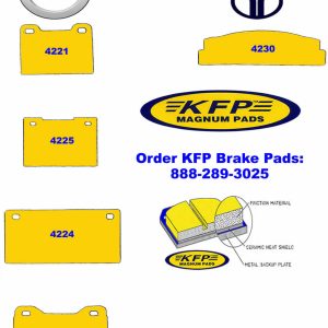 Volvo & Yugo Brake Pads ~ KFP4221 – KFP4225 – KFP4224 – KFP4231 – KFP4230