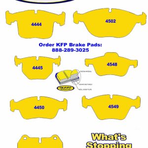 BMW brake pads – KFP4271 – KFP4275 – KFP4320 – KFP4321 – KFP4372 – KFP4373 – KFP4374 – KFP4417 – KFP4444 – KFP4445 – KFP4450 – KFP4492 – KFP4502 – KFP4548 – KFP4549