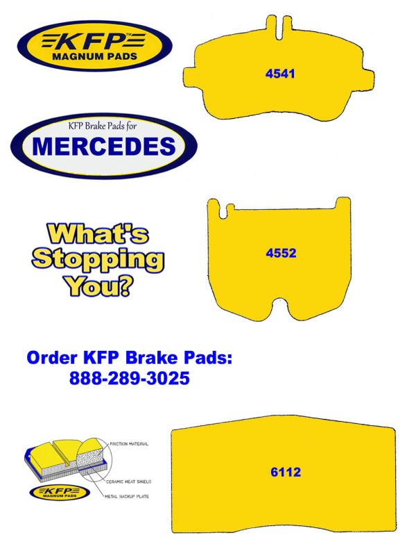 Mercedes brake pads - KFP4221 - KFP4226 - KFP4320 - KFP4389 - KFP4451 - KFP4460 - KFP4474 - KFP4502 - KFP4541 - KFP4552 - KFP6112 - Image 3