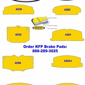 Toyota Brake Pads – KFP4230 – KFP4232 – KFP4258 – KFP4281 – KFP4282 – KFP4301 – KFP4324-I – KFP4324-0