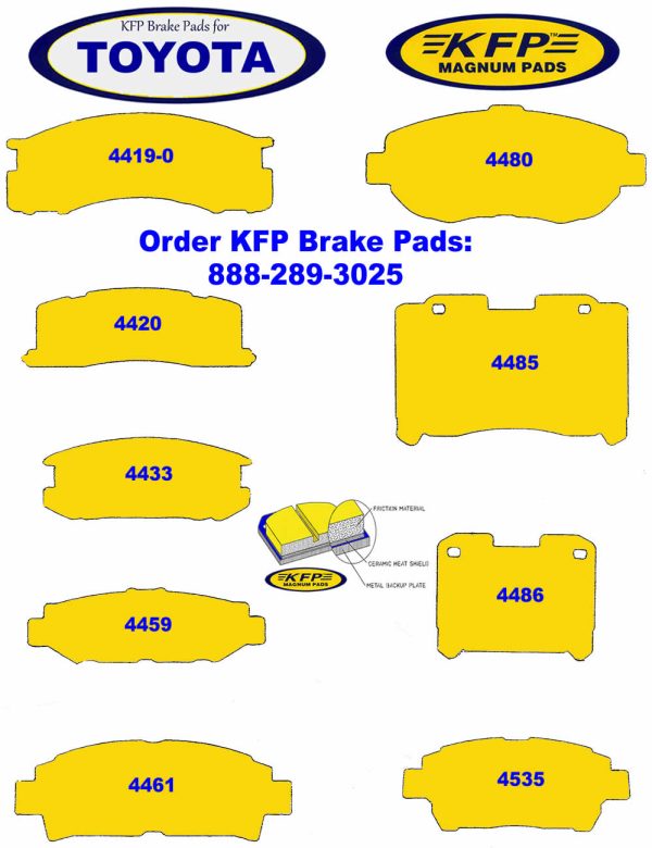 KFP for Toyota - KFP4419-0 - KFP4420 - KFP4433 - KFP4459 - KFP4461 - KFP4480 - KFP4485 - KFP4486 - KFP4535