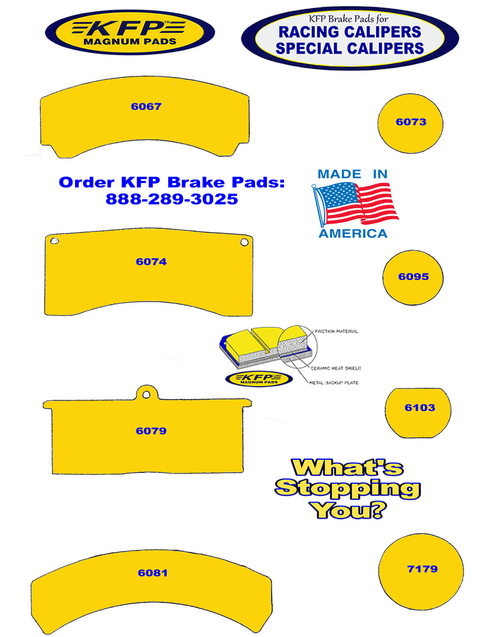 Racing & Special Calipers - KFP6067 - KFP6073 - KFP6074 - KFP6079 - KFP6081 - KFP6095 - KFP6103 - KFP7179